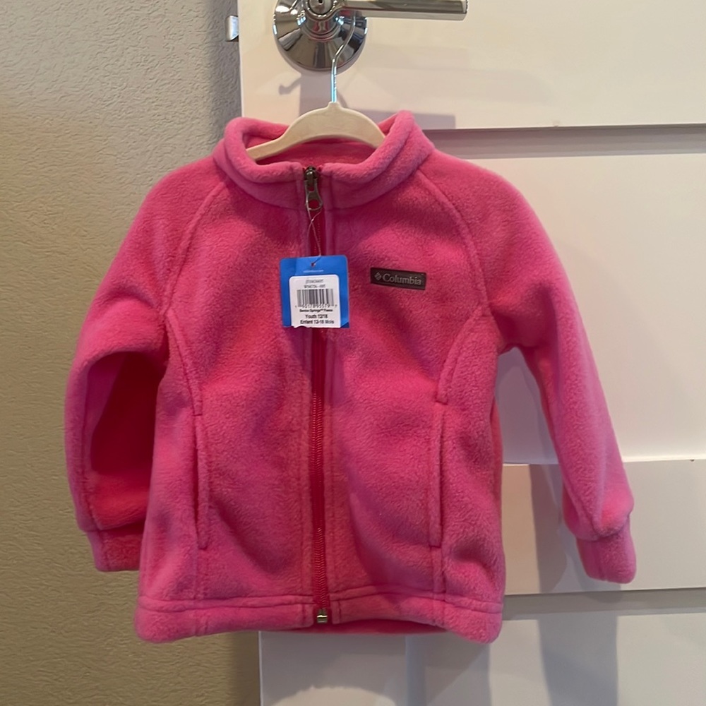 NWT Toddler Girl Columbia Beaton Springs Fleece Jacket - size: 12/18 Months